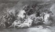 Benjamin West Tod auf einem fahlen Pferd painting